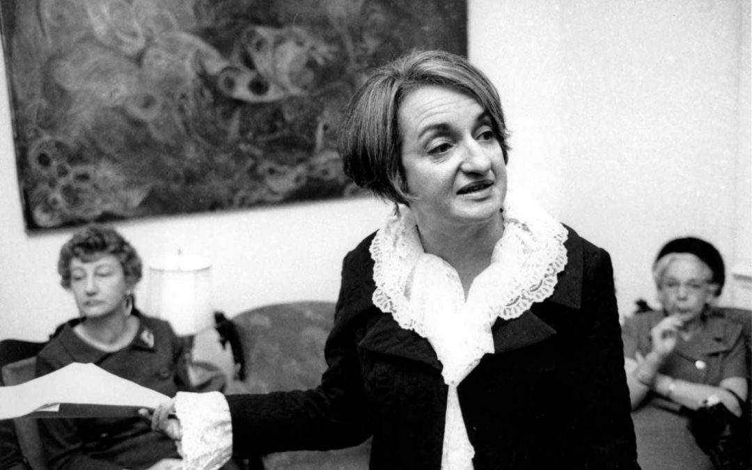 Betty Friedan calls on women to “strike for equality”