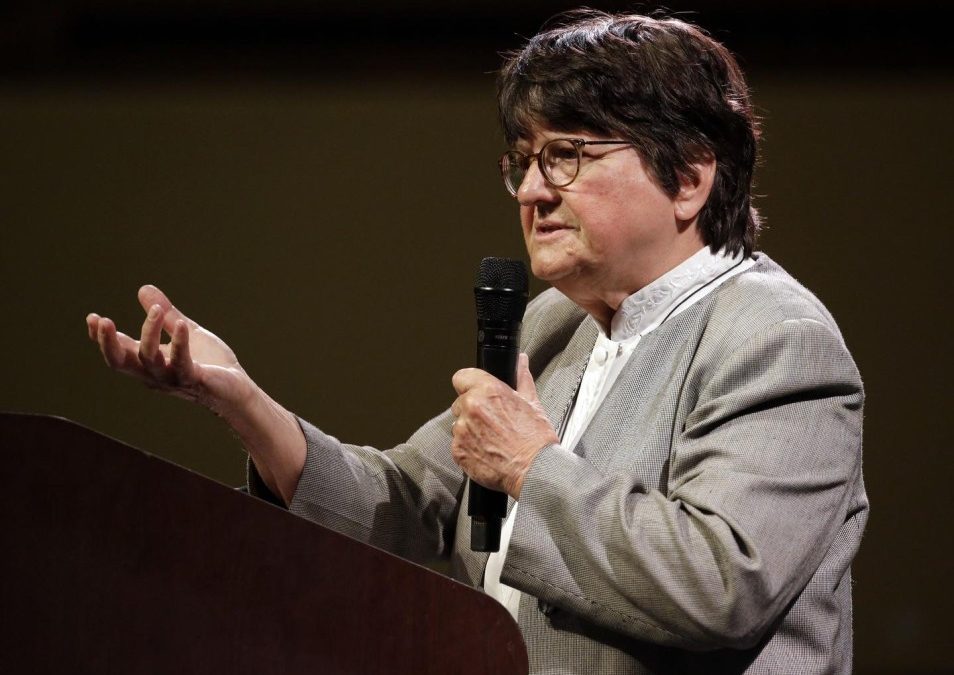 Sister Helen Prejean speaks against “the machinery of death”​